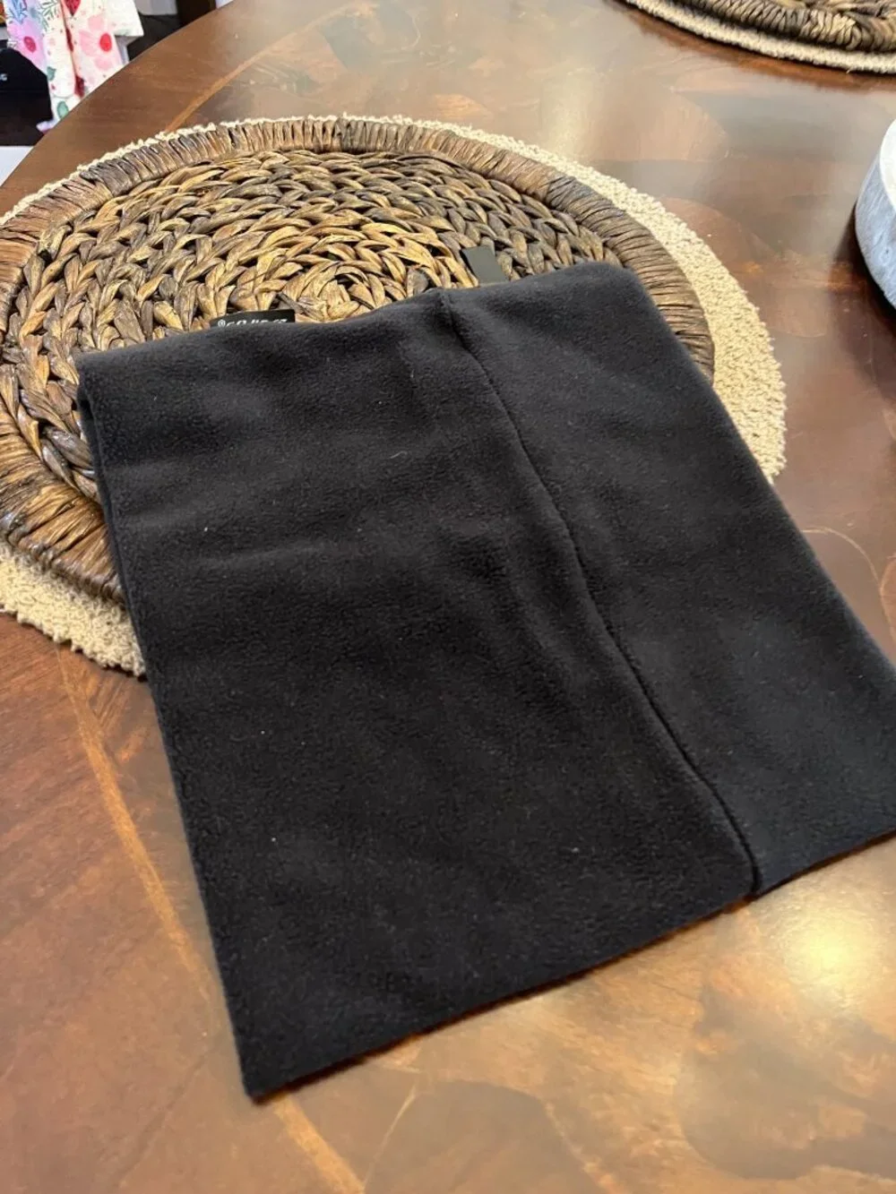 Soft Black Fleece Neck Warmer By Seirus Innovation For Cold Weather Protection U